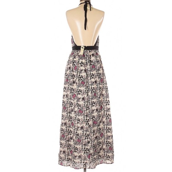 NWT THAKOON Addition Floral Halter Neck Maxi Dress - Picture 3 of 5